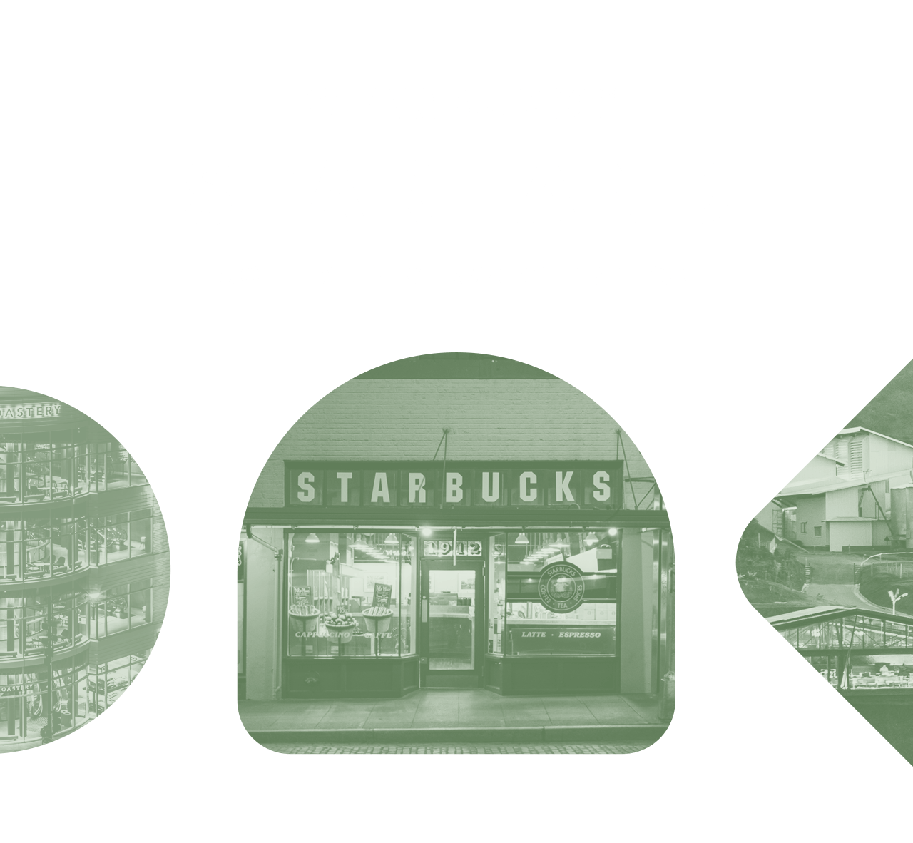 A photo of the original Starbucks Pike Place Market store sits below the words: Starbucks® Starland: 50th Anniversary Edition.
