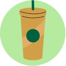 REUSABLE CUP ICON