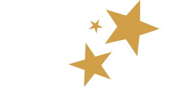Three illustrated gold Stars.