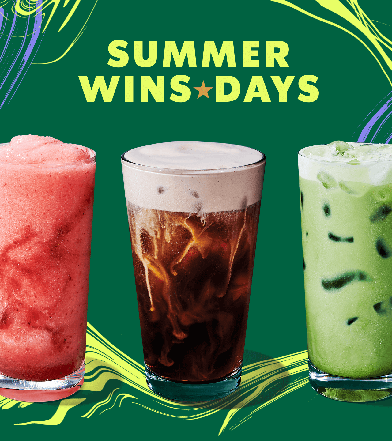 Three cold drinks to celebrate Summer WinsDays. | SUMMER WINS DAYS