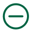 Green minus sign inside a green circle.