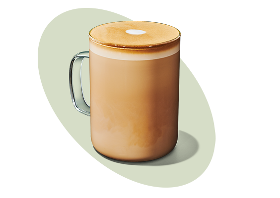 Glass Mug Latte